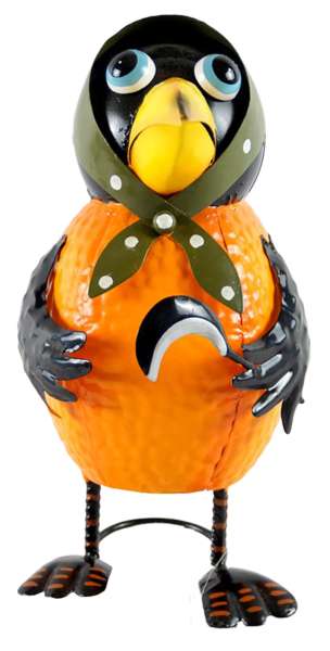 Entzückende Rabenfrau Florine ca. 32 cm - Dekofigur